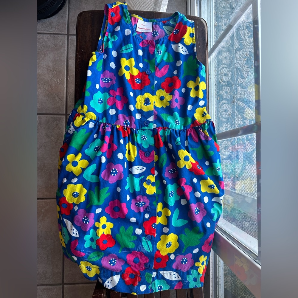 Hanna Anderson: girl dress with spring/summer prints (barely used)